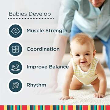 Jolly Jumper *Classic* (Black) - Trusted by Parents, Loved by Babies for Over 75 Years. The Original Baby Exerciser and Your Alternative to Activity Centers and Baby Bouncers.