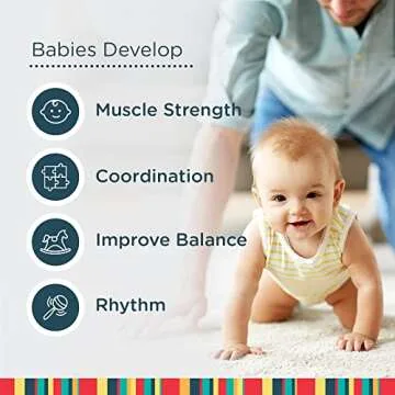 Jolly Jumper *Classic* (Black) - Trusted by Parents, Loved by Babies for Over 75 Years. The Original Baby Exerciser and Your Alternative to Activity Centers and Baby Bouncers.