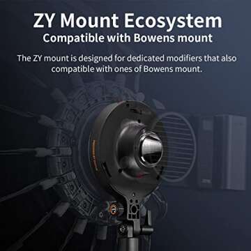 Zhiyun Molus X100 Pro LED Light for Video Shooting