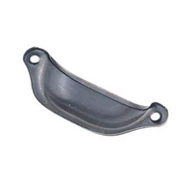 Antrader Vintage Shell Pull Handles Set of 12 - Copper Tone