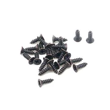 Antrader Vintage Shell Pull Handles Set of 12 - Copper Tone