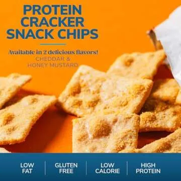 WonderSlim Cheddar Protein Chips - Low Fat & Gluten Free Snack
