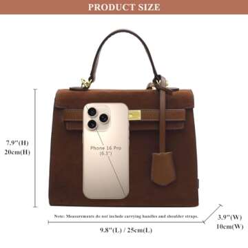 Top Handle Satchel Women Handbags Purse Leather Mini Satchel Bags Shoulder Bag for Ladies