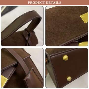 Top Handle Satchel Women Handbags Purse Leather Mini Satchel Bags Shoulder Bag for Ladies