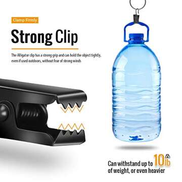 Teenitor Stainless Steel Curtain Clips for Versatile Hanging Solutions