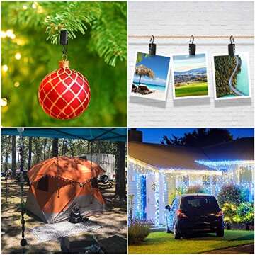 Teenitor Stainless Steel Curtain Clips for Versatile Hanging Solutions