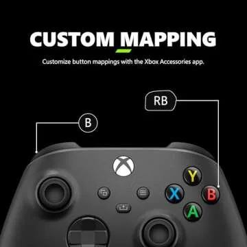 Xbox Wireless Gaming Controller 2025 Carbon Black for All Devices