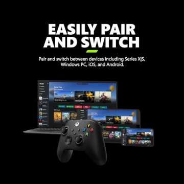 Xbox Wireless Gaming Controller 2025 Carbon Black for All Devices