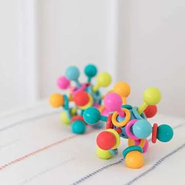 Manhattan Toy Atom Rattle Teether Lightweight Baby Toy