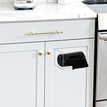 Aphbrada Acrylic Trash Bag Dispenser for Easy Access and Organization