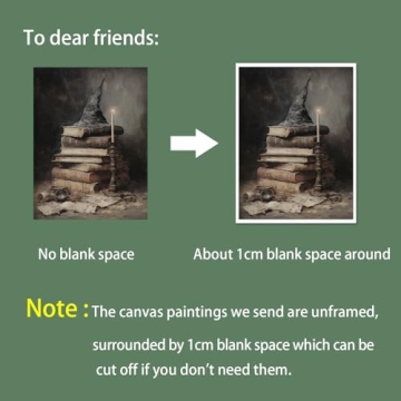 Vintage Halloween Canvas Wall Art for Festive Decor