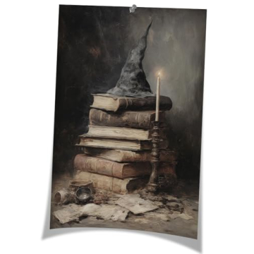 Vintage Halloween Canvas Wall Art for Festive Decor