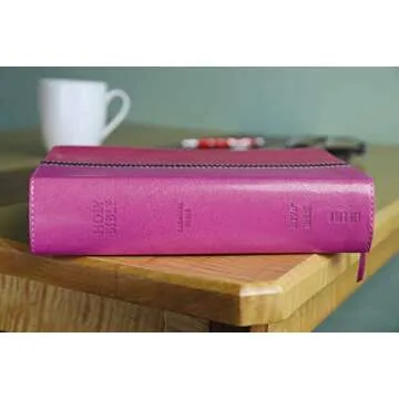 NIV, The Message, Parallel Study Bible, Leathersoft, Pink: Two Bible Versions Together with NIV Study Bible Notes