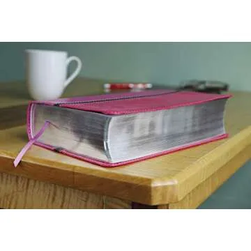 NIV, The Message, Parallel Study Bible, Leathersoft, Pink: Two Bible Versions Together with NIV Study Bible Notes