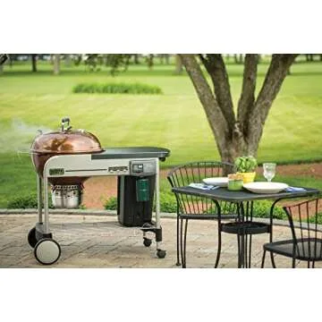 Weber Performer Deluxe Charcoal Grill with Touch-N-Go Ignition