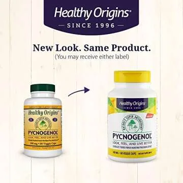 Healthy Origins Pycnogenol 100 mg - Premium Pine Bark Extract - French Maritime Pine Bark Extract for Heart Health, Skin Care & More - Gluten-Free & Non-GMO Supplement - 120 Veggie Caps