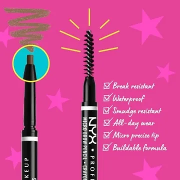 NYX Micro Brow Pencil in Brunette for Perfect Brows
