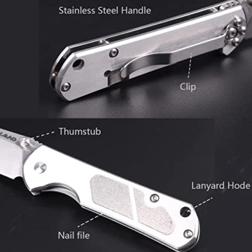 Sanrenmu 7010 Folding Pocket Knife for Everyday Carry