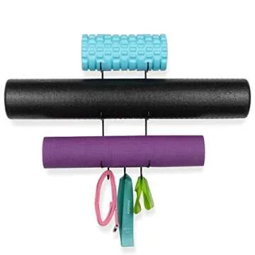Wallniture Guru Stylish Yoga Mat Wall Mount Holder