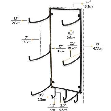 Wallniture Guru Stylish Yoga Mat Wall Mount Holder