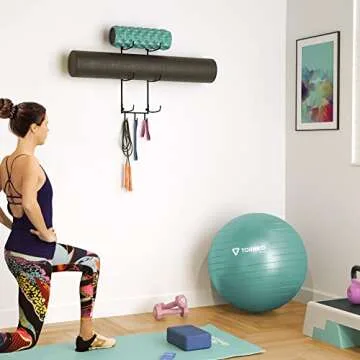 Wallniture Guru Stylish Yoga Mat Wall Mount Holder