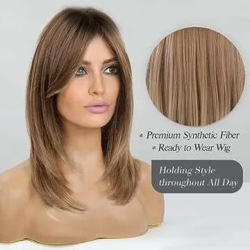 Stylish HAIRCUBE Layered Wigs for Women - Premium Synthetic Hair