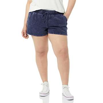 Amazon Brand - Goodthreads Women's Heritage Fleece Drawstring Shorts