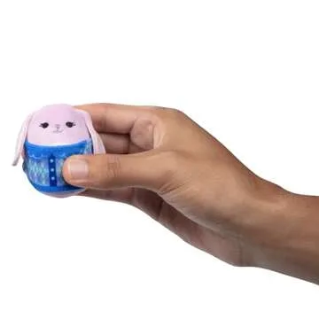 Squishmallows Squishville Series 10 Mini Mystery Plush (5 Pack) Official Jazwares Plush - Collectible Soft & Squishy Easter Eggs Blind Capsules - Styles May Vary - Gift for Boys, Girls & Kids