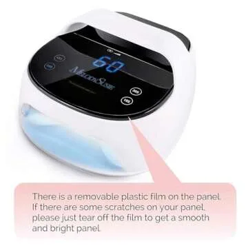 MelodySusie Cordless Gel Nail Lamp, Rechargeable UV LED Nail Dryer with High Capacity Battery, Professional Curing Lamp with Touch Screen Sensor for All Gel Nail Polish, Manicure Tools