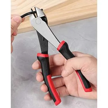 IGAN 7-inch Wire Cutters, Spring-loaded Side Cutters Dikes, Ultra Tough and Durable Diagonal Cutting Pliers in CRV Steel, Heavy Duty Cutting Pliers for Electrical, Artificial Flowers and Homes