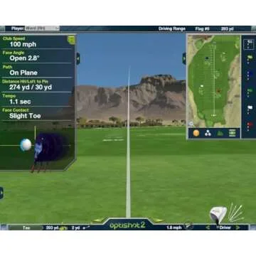OptiShot 2 Golf Simulator for Home with Net and Mat | Golf in A Box