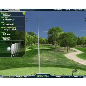 OptiShot 2 Golf Simulator for Home with Net and Mat | Golf in A Box