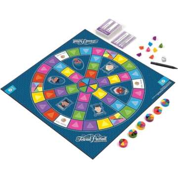 Joy for All Trivial Pursuit Generations - Trivia for Seniors - Cognitive Thinking Game - Big Easy to...