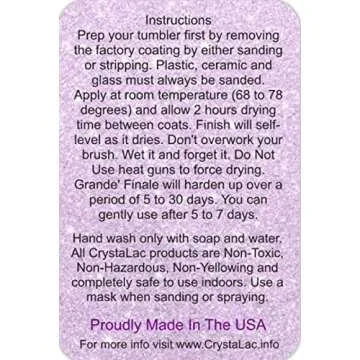 CrystaLac Grande Finale Tumbler Coat (Gloss, 12oz) 2.0