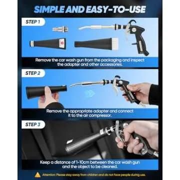 Saker Air Blow Gun for Efficient Vehicle & Home Cleaning