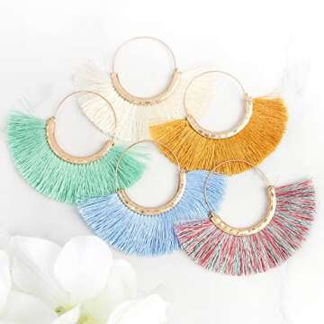 Bohemian Statement Tassel Earrings for Every Occasion