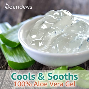 Eden Dews Aloe Vera Gel for Skin Moisturizing Travel Size