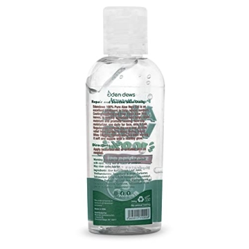 Eden Dews Aloe Vera Gel for Skin Moisturizing Travel Size