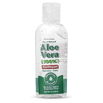 Eden Dews Aloe Vera Gel for Skin Moisturizing Travel Size