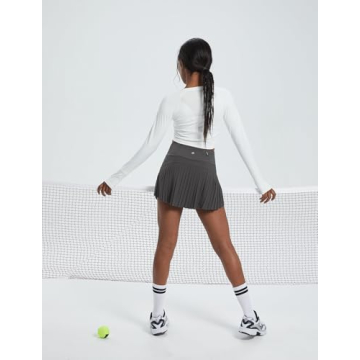 Stylish BALEAF Pleated Tennis Skirt for Active Women