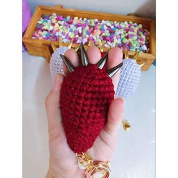 E-outstanding 24 Sets 21mm Cat Claw Studs and Spikes Screwback Studs with Screws, 7x21mm Gun Black Punk Rock Rivets for Clothes DIY Belt Shoes Craft