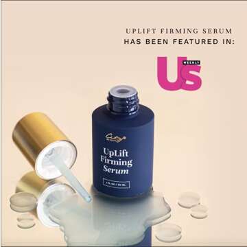 City Beauty UpLift Firming Serum - Face Serum - Lift & Tighten - Natural Sagging Skin Solution with Deep-Sea Extracts - Visibly Smooth Fine Lines & Wrinkles - - Cruelty-Free Skin Care