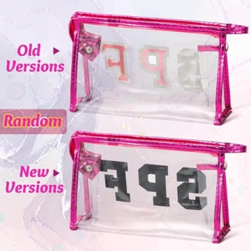 AsodSway Clear Cosmetic Bag | SPF Toiletry Pouch | Waterproof