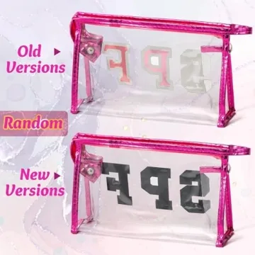 AsodSway Clear Cosmetic Bag | SPF Toiletry Pouch | Waterproof