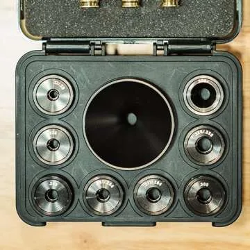 Precision Frankford Arsenal Powder Funnel Kit with 8 Nozzles