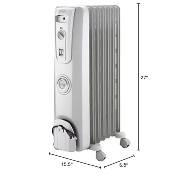 De'Longhi Oil Filled Radiator Heater for Cozy Spaces
