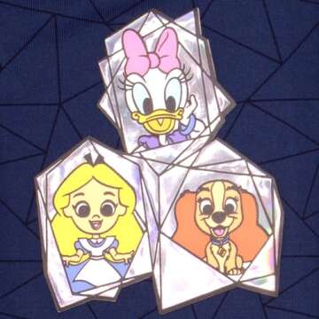 Disney Characters Girls Pullover Hoodie and Joggers 2-Pack, Girls Hooded Sweatshirt and Active Sweatpants Bundle Set (Blue, Size 8)