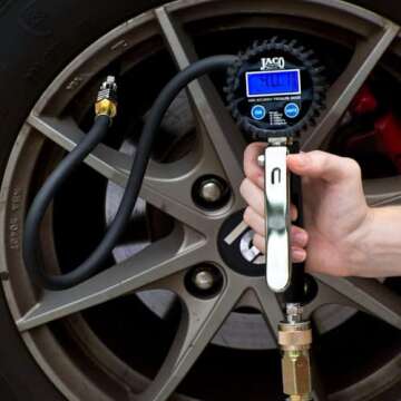 JACO FlowPro 2.0 Digital Tire Inflator with Pressure Gauge - 200 PSI