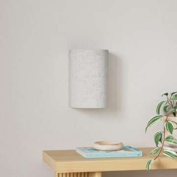 Wall Sconces Set of Two, Battery Rechargeable 3 Colors Changeable Dimmable Wall Lights Fixtures with...