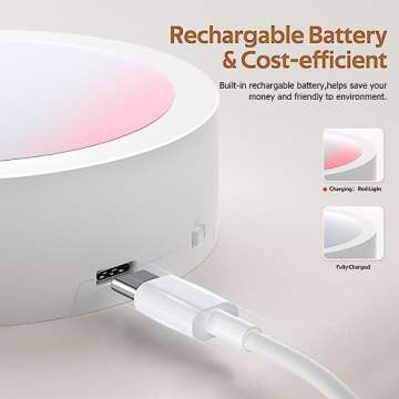 Wall Sconces Set of Two, Battery Rechargeable 3 Colors Changeable Dimmable Wall Lights Fixtures with Remote Control Fabric Height Wall Lamp Sconces for Bedroom Living Room Hallway